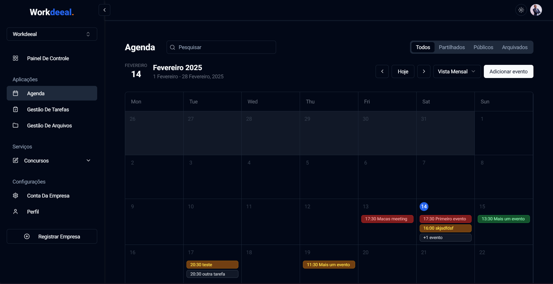 Screenshot de um aplicativo desenvolvido pela Codebaz